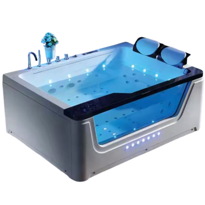 Two-Person Indoor Hot Tub with Hydrotherapy Jets