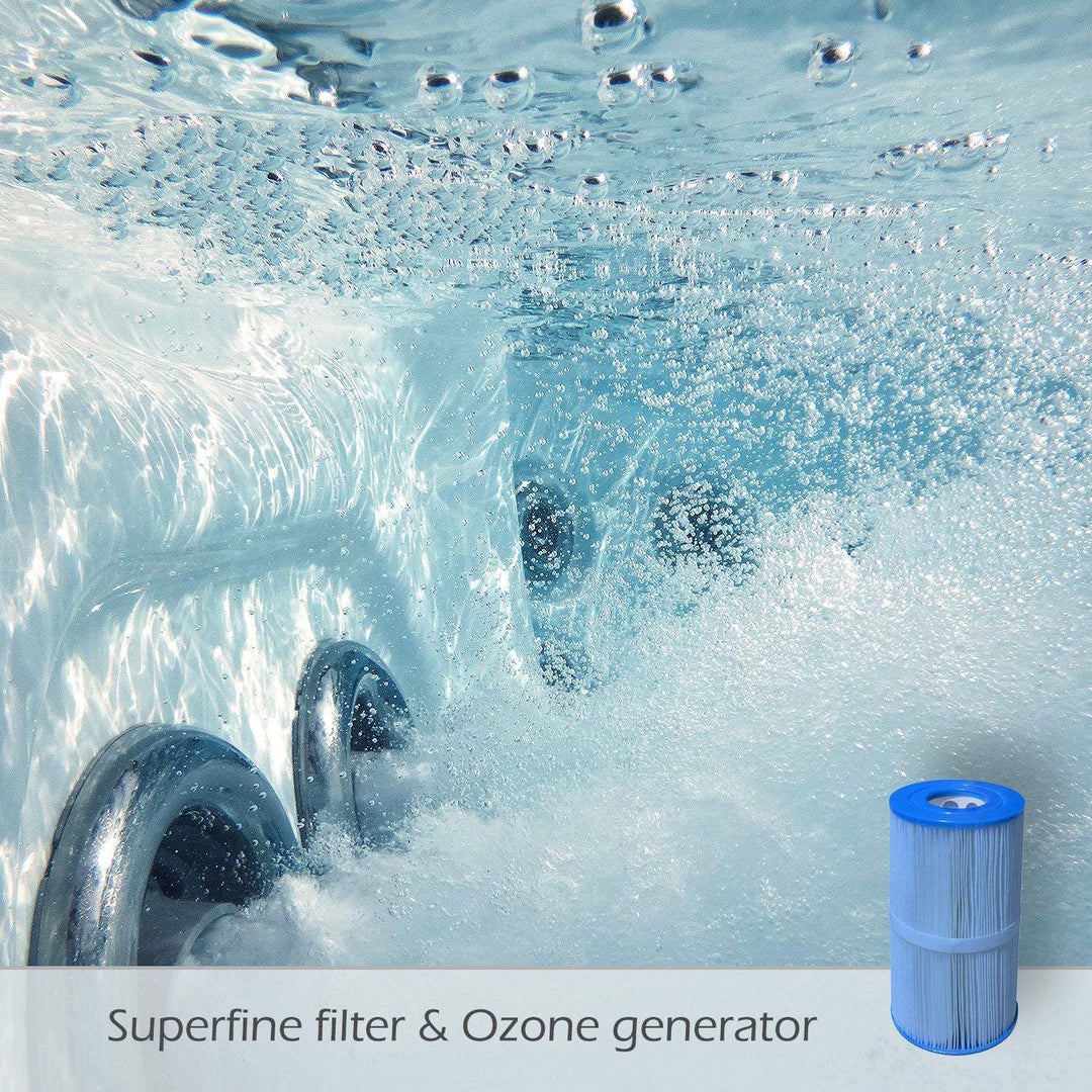 Buenospa Atlanta hot tub - ozone and superfine filter system